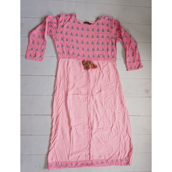 Shweta's Other - Shweta's Women's Pink Long Dress Kurti – Size M